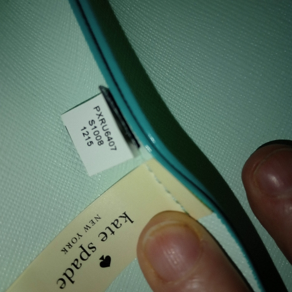 NWT Kate Spade Cape Drive Harriet Bucket tote bag aqua - Picture 14 of 15